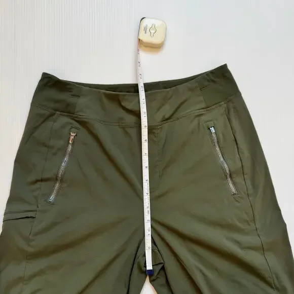 Athleta Trekkie Jogger Pants Olive Green Women’s 8 Gorpcore Athleisure Hiking - Picture 7 of 16